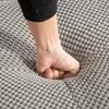 Modular Compression Sofa Made of Chenille Fabric, Filled with 30D High-resilience Foam. Easy To Move and with a Non-slip Base. Gray