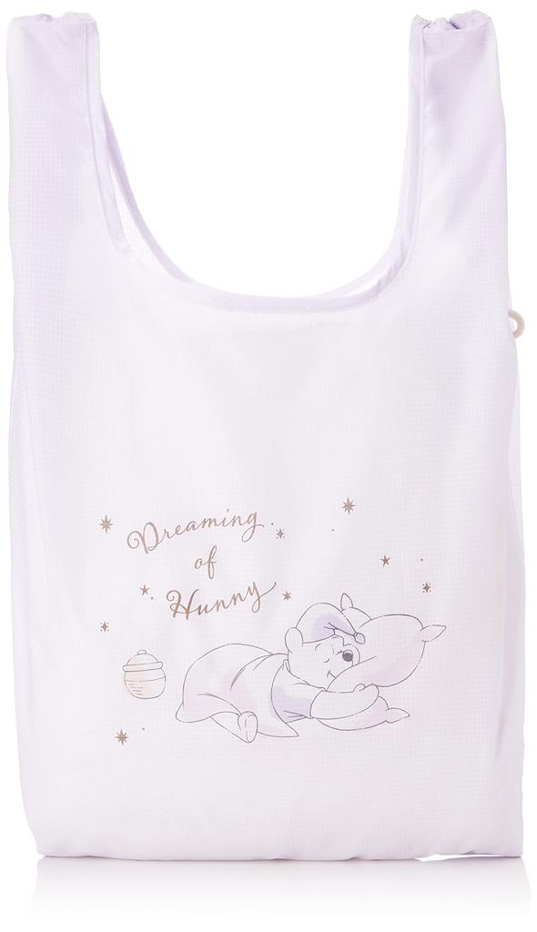 Disney Winnie the Pooh Character Eco My Market Eco Tote Shopping Good Night Bag, Bag, Shopper, Bag, Bag, Foldable, Lightweight, Compact, Bag, Women's,