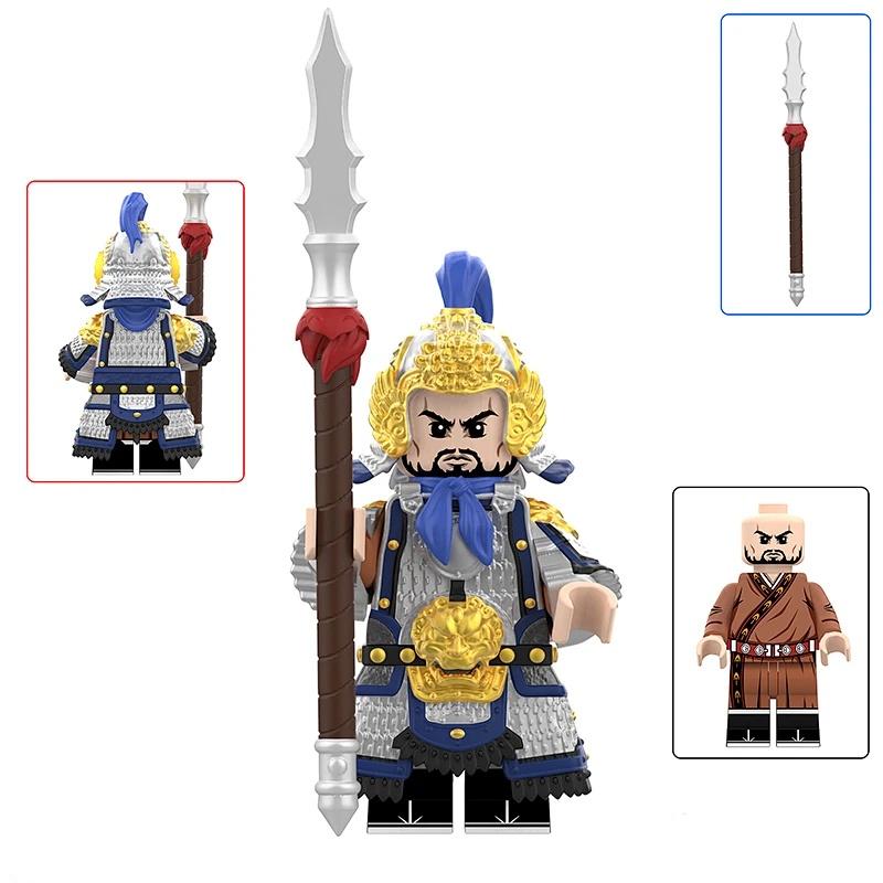 Used Boy Figure Assembly Weapon Building Block Toys
