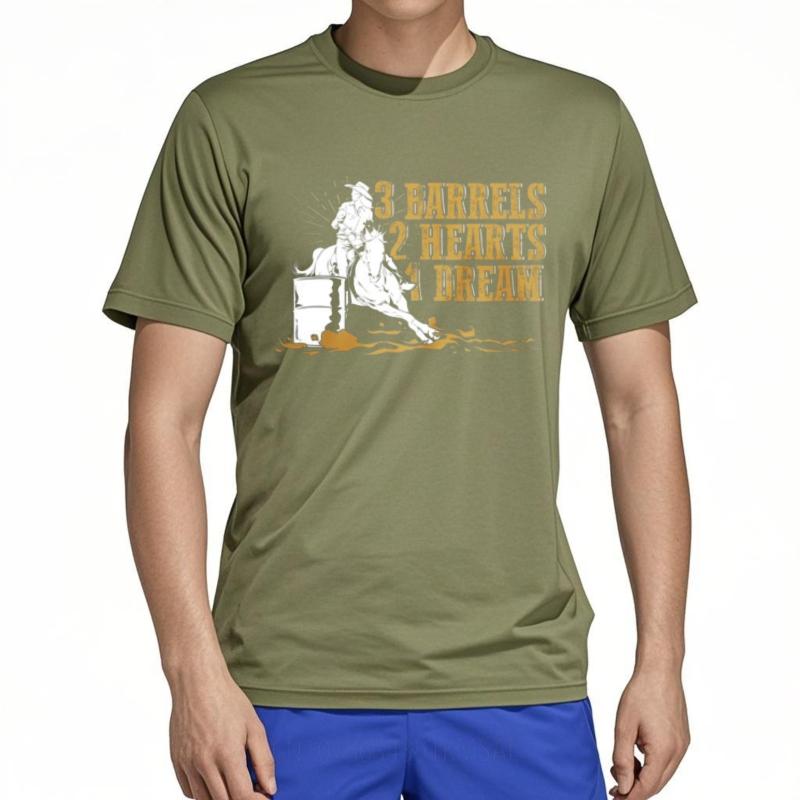 

Short Sleeve Shirt Comfortable For men Oneck tshirt Oversized Three Barrels Two Hearts One Dream Cool Women tees Breathable Tee 4XL