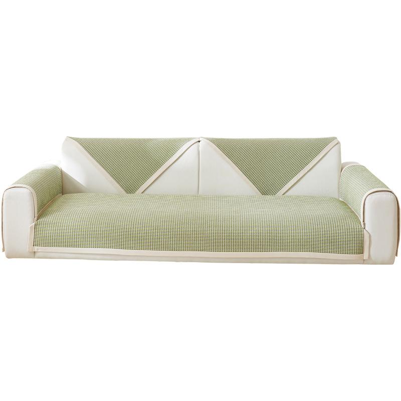 Cotton Sofa Cushion Four Seasons Universal Non-Slip Fabric Linen Coarse Cloth Modern Simple Cover Cover Backrest Cover Towel Cushion