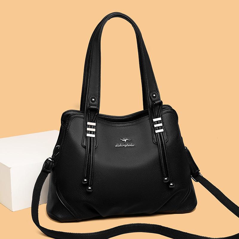 Женские сумки Сумки-мессенджеры Мода для среднего возраста Прочные наплечные сумки Сумки 381527cmapprox чёрный 3540₽