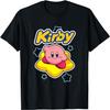 Kirby Nintendo Big Star Surfing Portrait T-Shirt