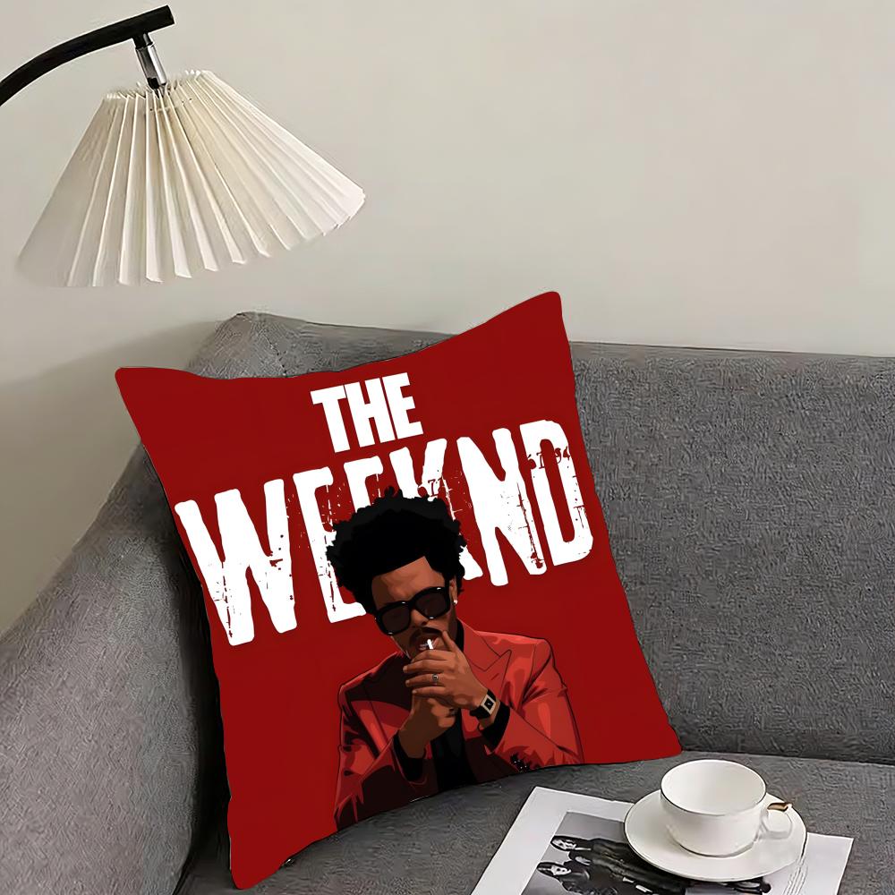 Classic Singer The Weeknd After Hours Cushion Cover Reversible Plush Pillow Cover – For car, sofa, bedroom, perfect as a gift.