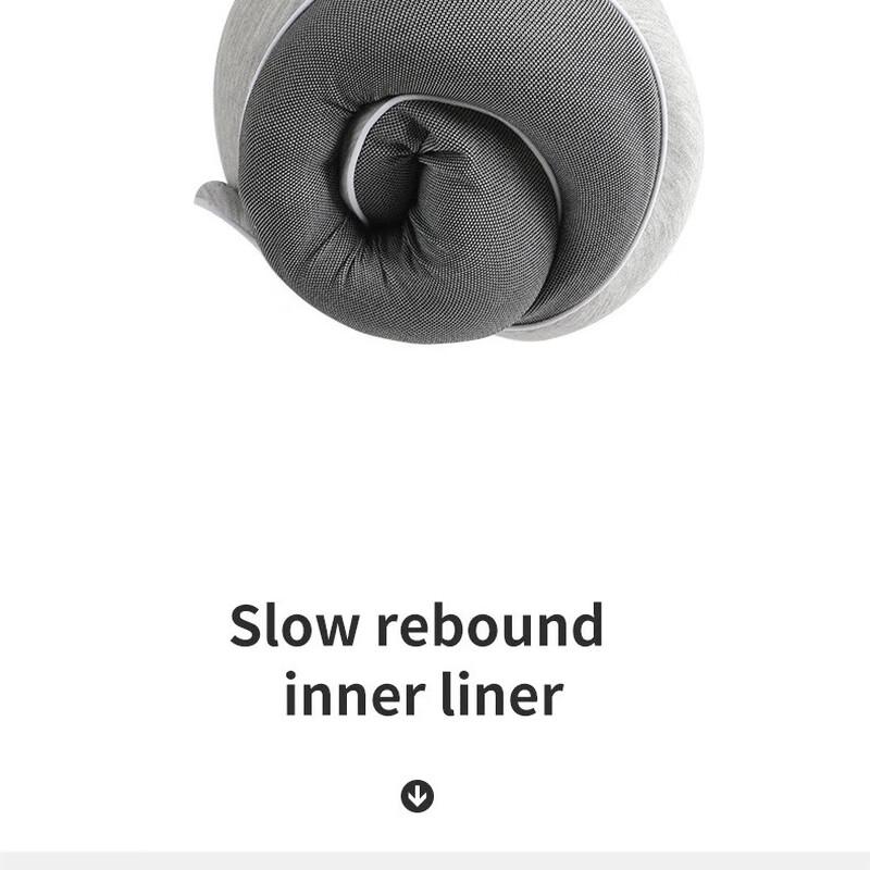 Miling Memory Foam U-shaped Travel Neck Pillow