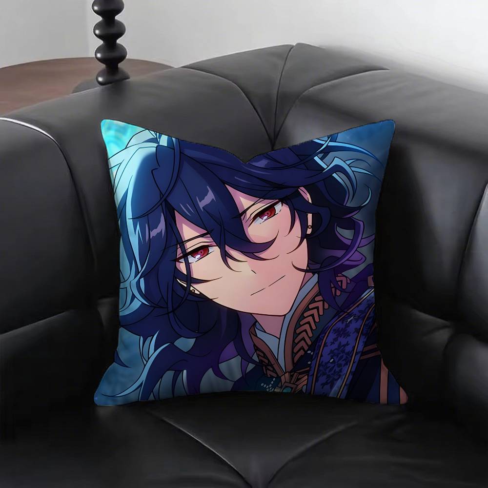 1pc Rei Sakuma Pillow Case Fashion Square Pillowcase Bedroom Sofa Room Ins Decoration Leisure