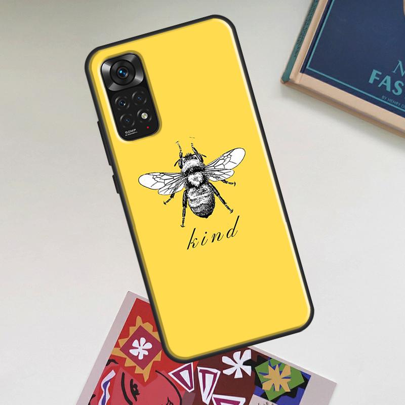 Bee Art Case For Xiaomi Redmi Note 12 Pro Plus 8 9 10 11 Pro 8T 9S 10S 11S 12S 9C 10A 10C 12C Cover