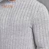 Men Sport Top Slim Fit Pure Color Round Neck Elastic Mid Length Long Sleeves Pullover Homewear Gym Running Basketball T-shirt