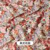 0.5m/2m Non Transparent Floral Chiffon Fabric for Sewing Summer Skirts Dresses Children's Clothing Rural Style Clothing Fabric
