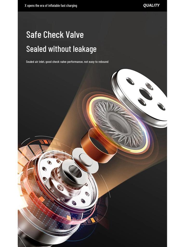 All-Steel Manual Inflatable Air Pump with Gauge and T-Handle for Bicycle and Outdoor Use