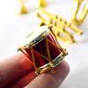 Toyvian Miniature Musical Instrument Set Plastic Saxophone Trumpet Drum Figurines Dollhouse Musical Instrument Models Ornament for Mini House Musical
