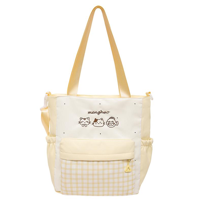 Cartoon Shoulder Bag Student Lightweight Crossbody Bag