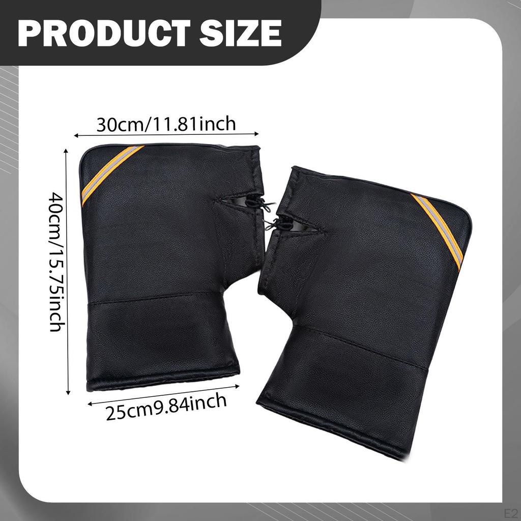 Motorcycle Handlebar Gloves Hands Warmer Mitts Comfortable Handle Cover Protection Thermal Muffs for