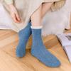 6Pairs Warm Solid Fleece Socks Plush Sleeping Socks Women Sweet Winter Floor Socks  Girls