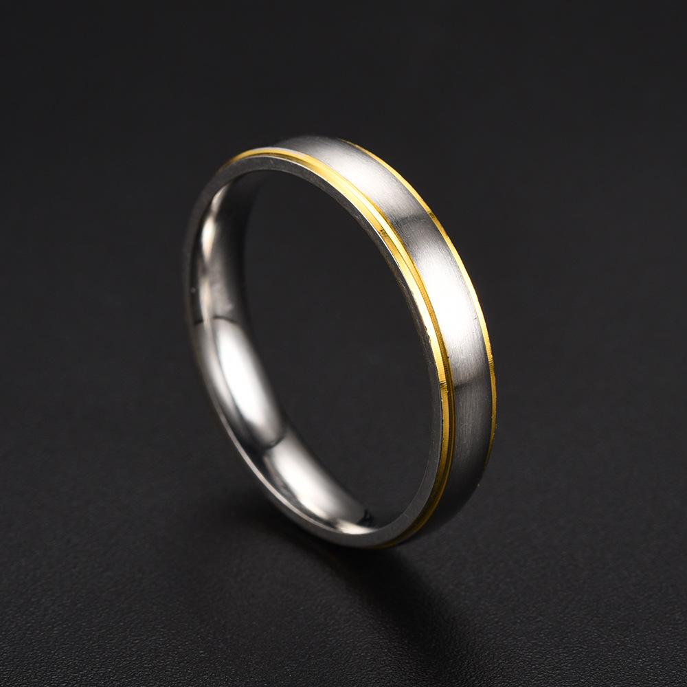 2025 Titanium Steel Zircon Couple Ring For Women Men Zircon Accessories Wholesale Valentine Day Gifts Wholesale Size 5-13