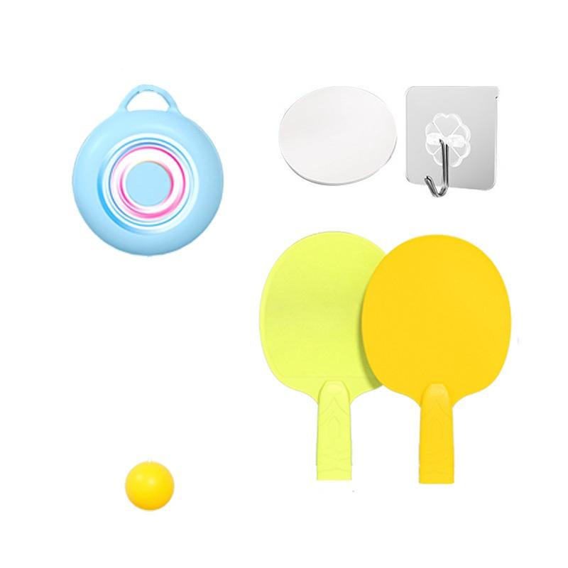 

ПП Материал Детская Коррекция Зрения И Тренировка Координации Рук И Глаз Тренажер для Пинг-понга 1 Ball синий