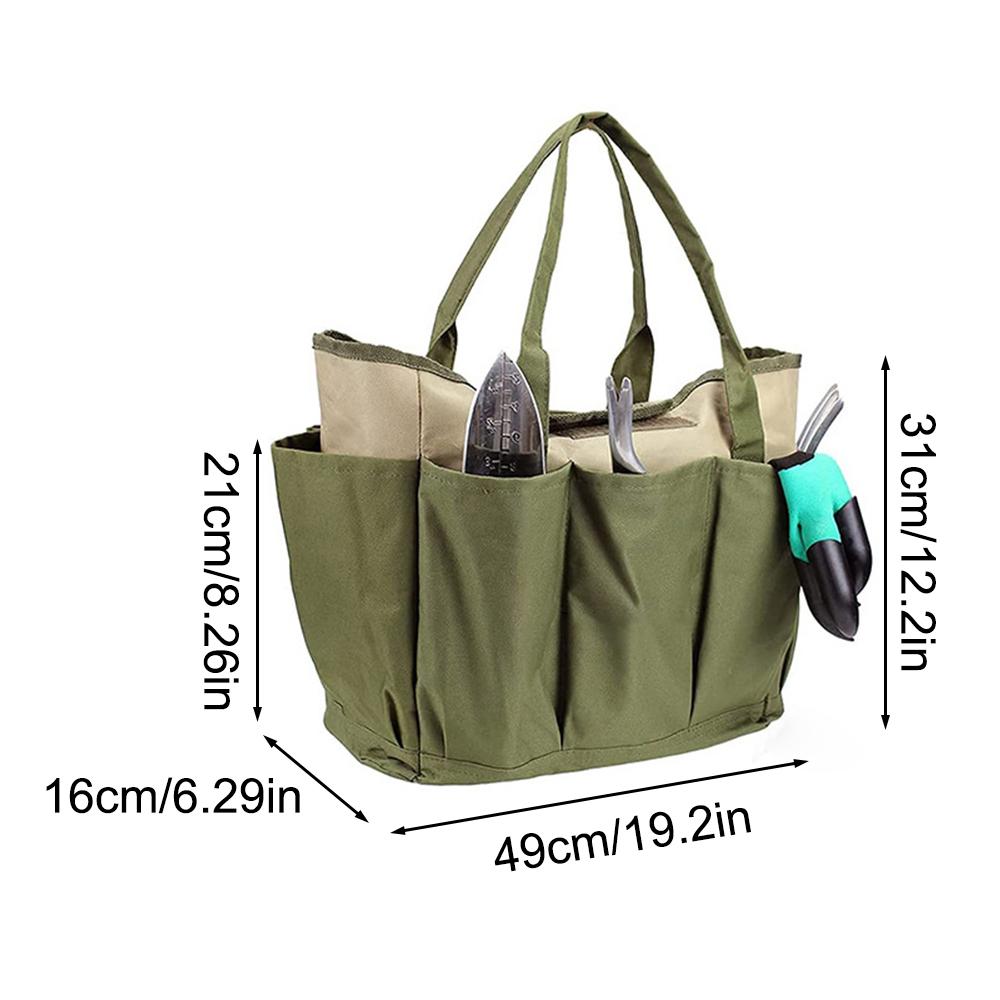 1PC Gardening And Outdoor Large-Capacity Hand-Held Multi-Color Camping Tool Multi-Pocket Storage Bag
