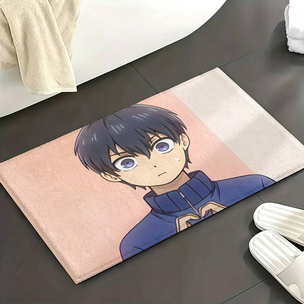 ANIME Y-Yoichi I-Isagi Floor Mat Soft Non Slip for Entry Door Bathroom Indoor Home Decorative Carpet