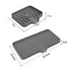 Kitchen Faucet Absorbent Mat Sink Splash Guard Silicone Drainage Drying Pad Countertop Protection Soap Dispense Storage Tray