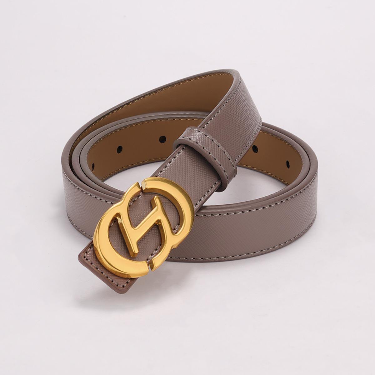 

Женский ремень с буквенным принтом Простой и универсальный модный ремень Украшение Корейская версия Джинсовый ремень 105cm