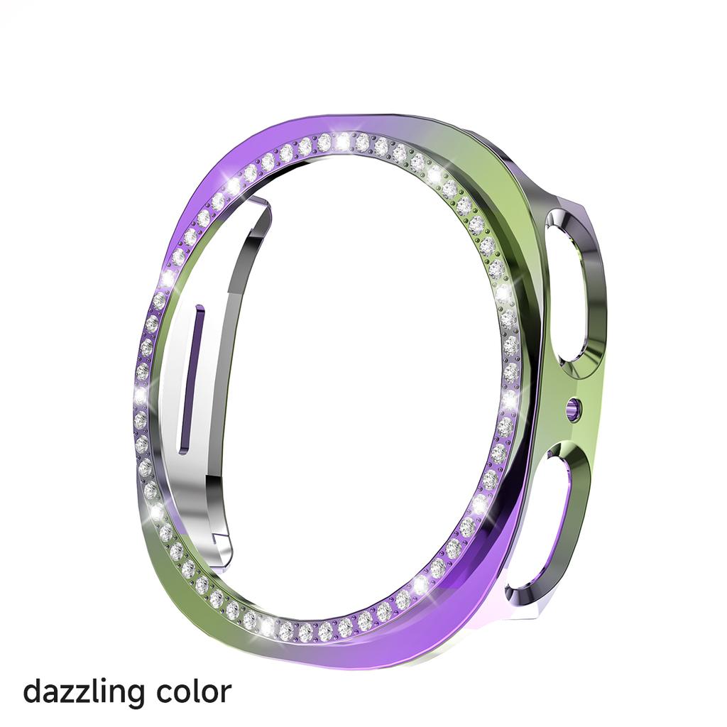 Bling Case for Samsung Galaxy Watch 8 Diamond Bumper With Hollow PC Protective Cover for Samsung Galaxy Watch 8 40mm 44mm