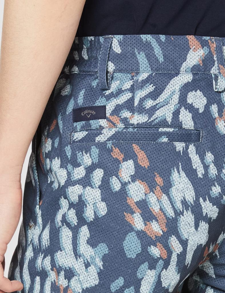 Shorts Pattern and Golf C23127106 M [Callaway] Men's (allover Print/kazaana Mesh/sweat-absorbing Quick-drying) / / 1120_Navy