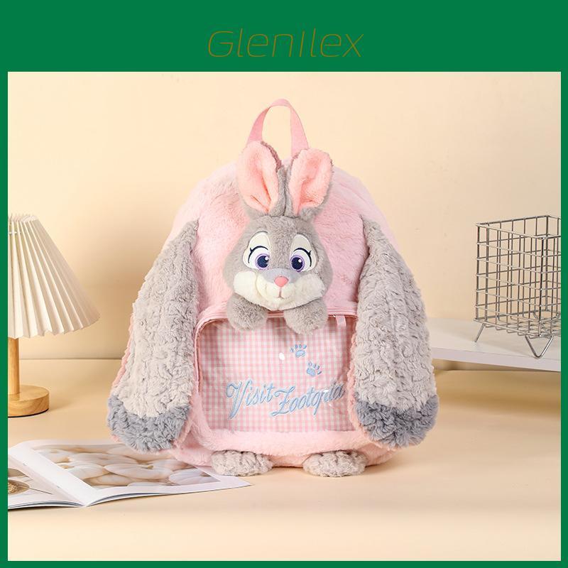 Zootopia Judy Plush Backpack With Soft Long Pile For Kids And Teens