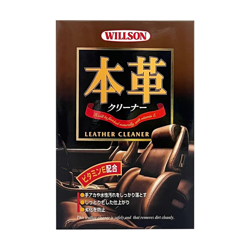 WILLSON Genuine Leather Cleaner Contains Vitamin 02041 (220ml) [Interior] E! [WILLSON] [Product Number]