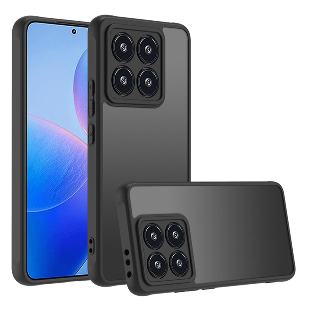 

For Xiaomi 14T Case Skin Touch Matte PC+TPU Shockproof Phone Back Cover A