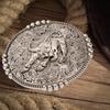 Metalllegierungs-Gürtelschnallen für Männer, handgefertigtes Gürtelzubehör, DIY, Western-Cowboy-Rock-Stil