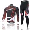 Long Sleeve Cycling Jersey Set Breathable Unisex Road Mountain Bike Apparel