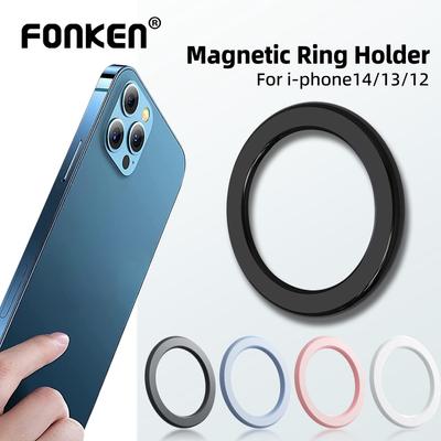 FONKEN Manyetik Halka Tutucu iPhone 14 13 12 Magsafe Mıknatıs Duvar Telefonu Tutucu Araç Telefonu Standı