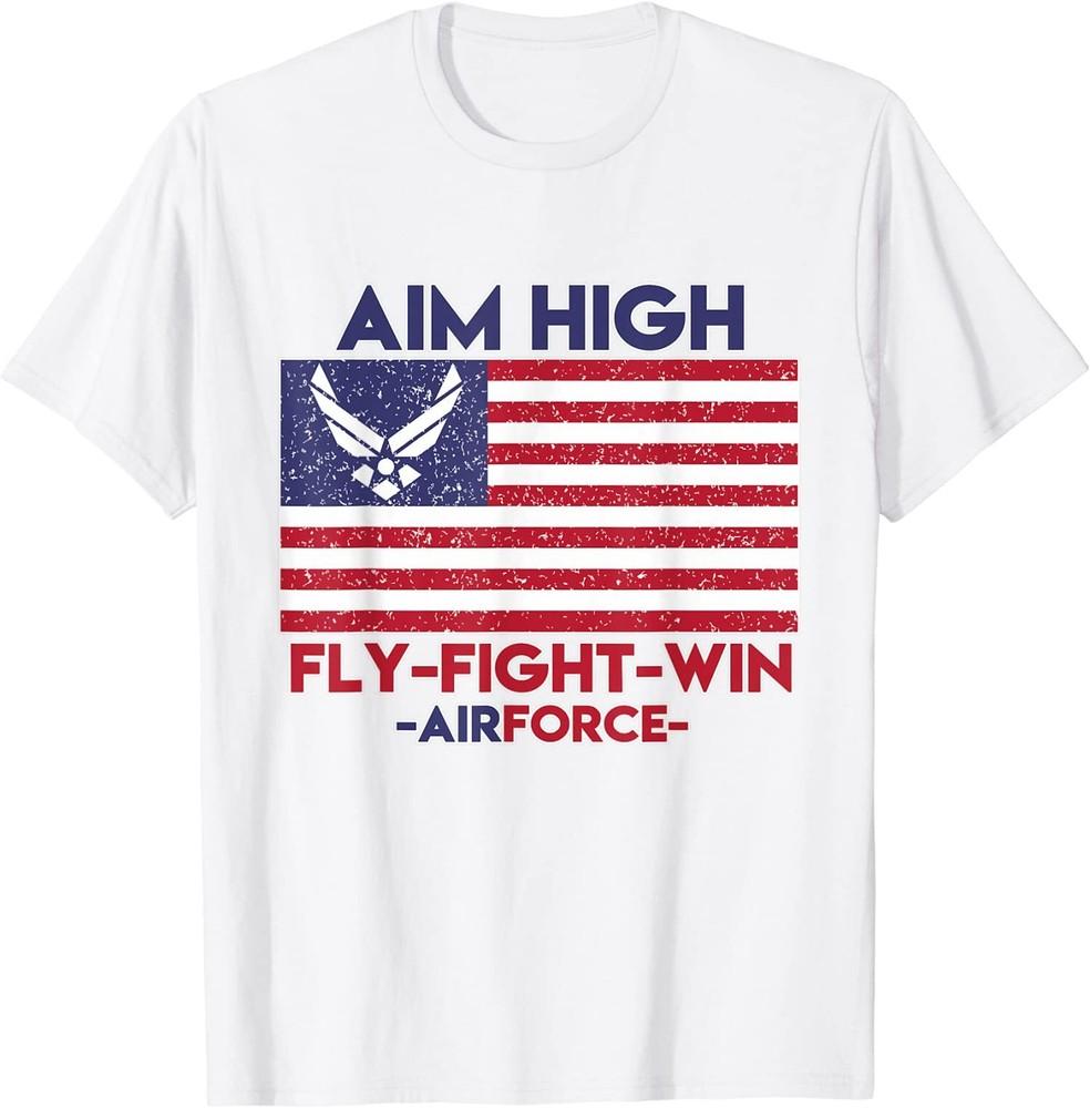 NEW LIMITED Air Force For Men - Aim High Fly Fight Win T-Shirt Unisex T-Shirt XXXXL