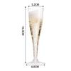 25pcs 5Oz Clear Plastic Champagne Flutes Disposable Sparkling Bar Cups Toasting Wedding Party Wine Cup Crystal Wine Cocktail Cup