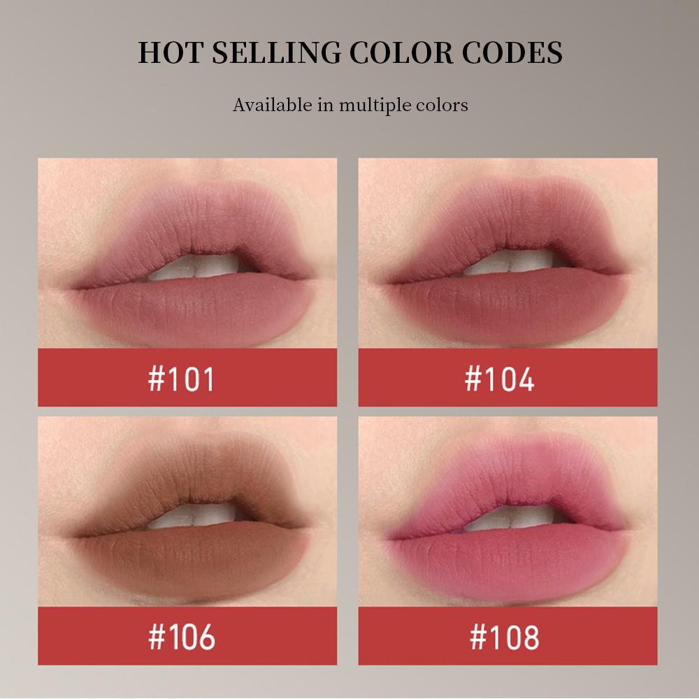Biya Mousse Lip Mud Texture Matte Velvet Bright And Long-lasting Color Not Easy To Stick To Cups Lip Gloss