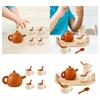 Pretend Play Tea Set Toy Developmental Early Learning Children Tea Party Set for Kids Child Preschool Boys Girls Birthday Gift