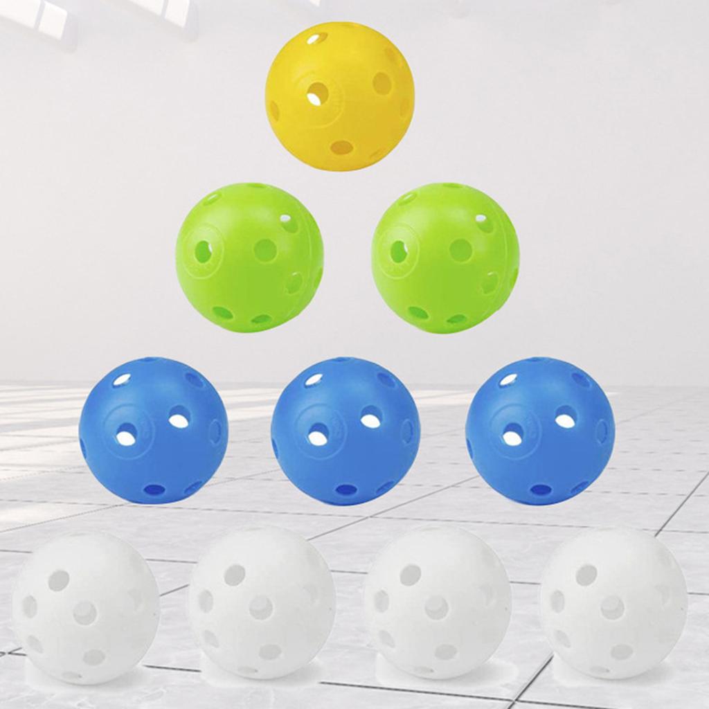 Airflow Practice Golf Ball, Small Golf Practice Ball Flight Hollow 41mm Golf Training Ball Plastic for Indoor & Outdoor