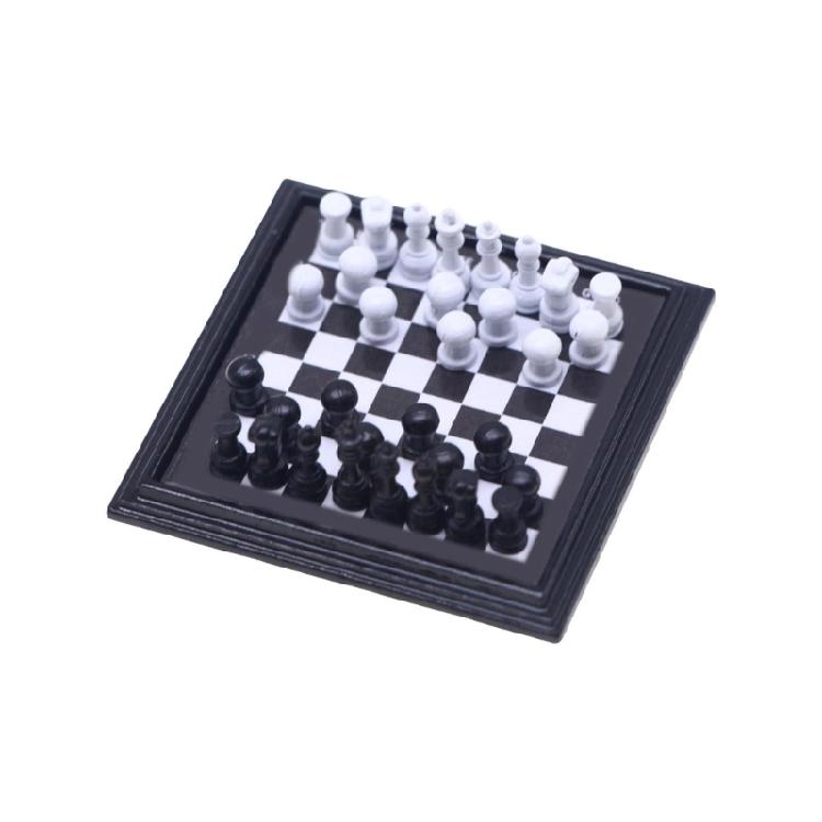 Portable Chess Board Mini Metal Playing Pieces Compact Strategy Game For Tabletop Enthusiasts