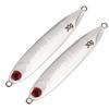 2Pcs Simulation Fish Shape Lure Bait Fishing Tackle Vivid Swimming Posturesilver