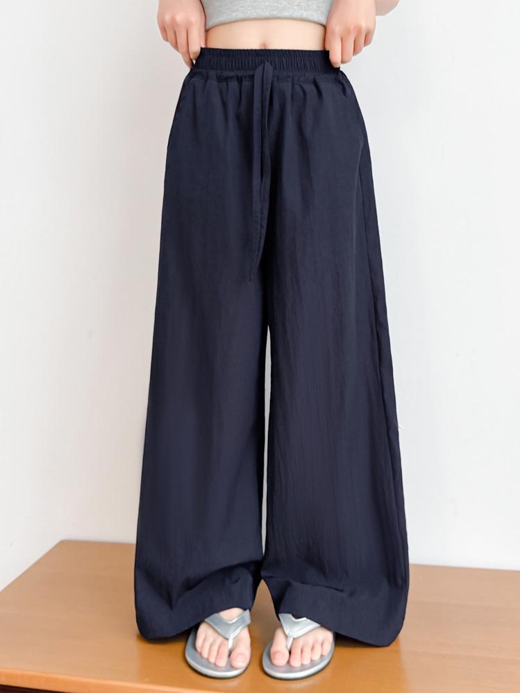 Girls' Summer Wide-Leg Loose Casual Pants, Anti-Mosquito, for Kids