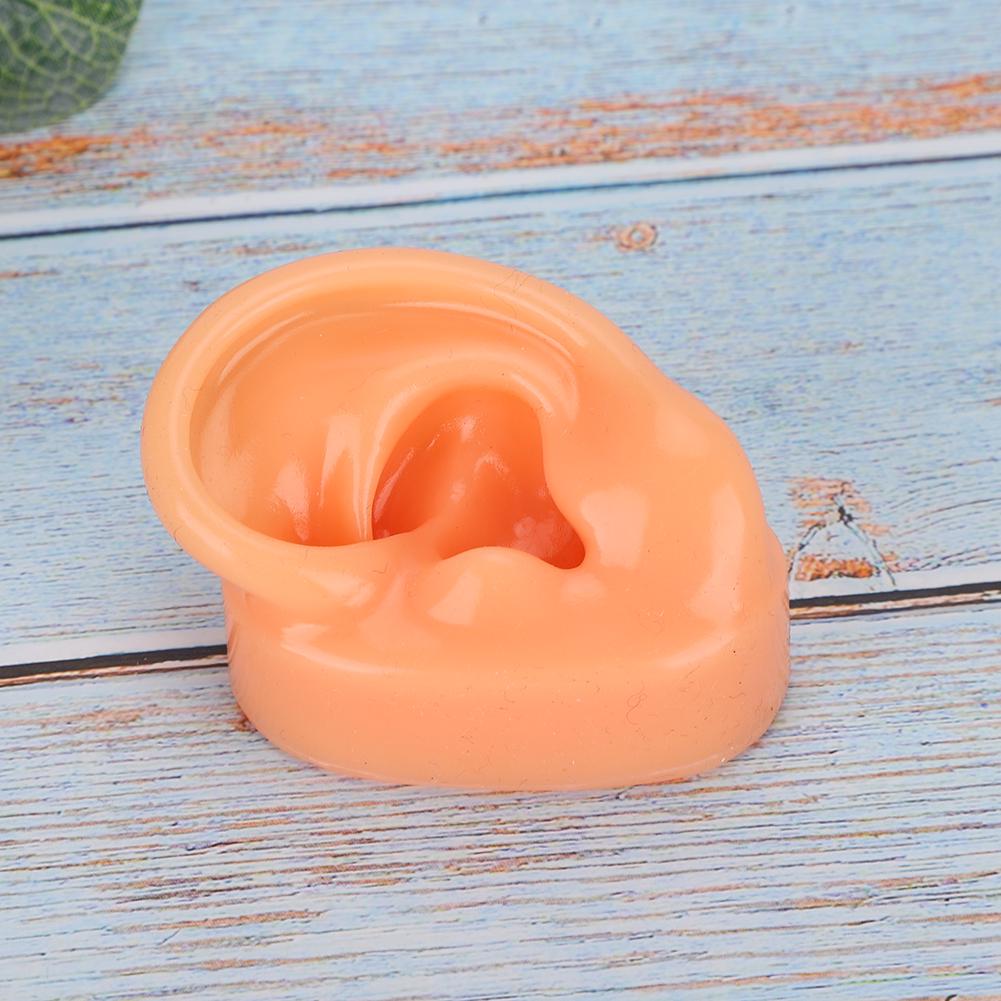 Modello di simulazione dell'orecchio sinistro in silicone per apparecchi acustici ospedalieri