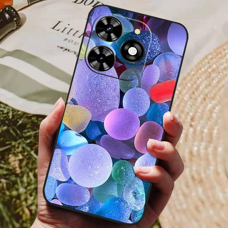 For Infinix Hot 40 Case Hot40 Pro Luxury Phone Silicon Back Cover For Infinix Hot 40 Pro / Hot 40i Cases Protective Shell Capas