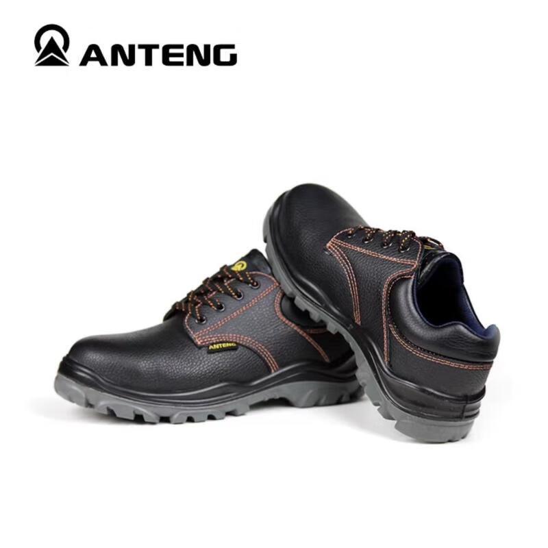 ANTENG A8131B Anti-smash Anti-static Safety Shoes 36 черный с низким вырезом