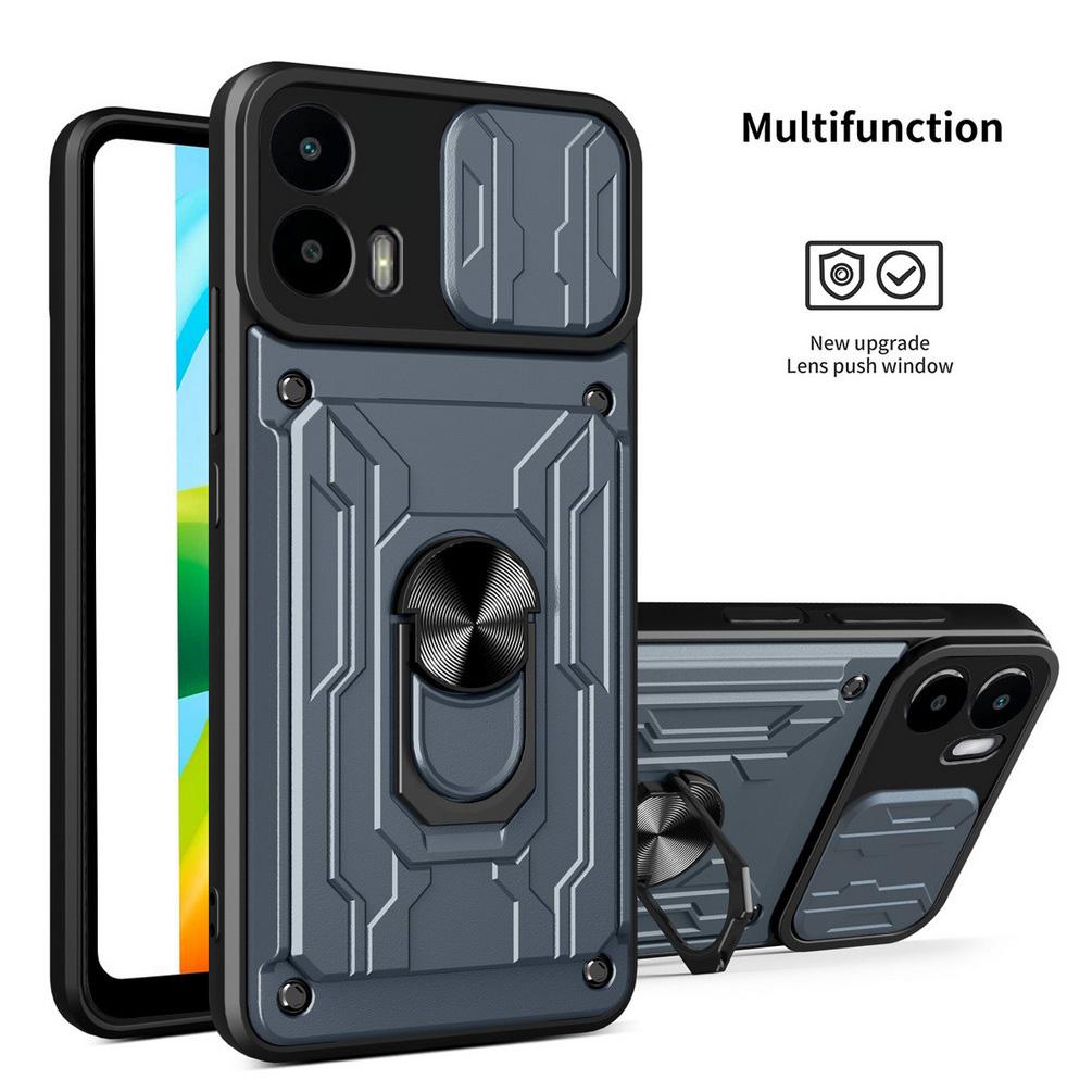 Card slot Camera protect case for Moto G35 G15 G73 E13 G72 G53 G23 G13 G32 G22 G60 G30 G10 Armor Hybrid Ring Cover