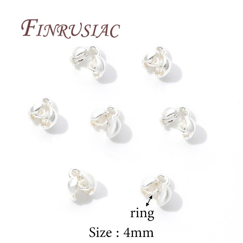 

10-20 Pcs/Lot Crimp Beads 18K Gold Plated End Crimps For Jewelry Making DIY Bracelets Accessories,Bead Tip Connectors Findings 10 pieces