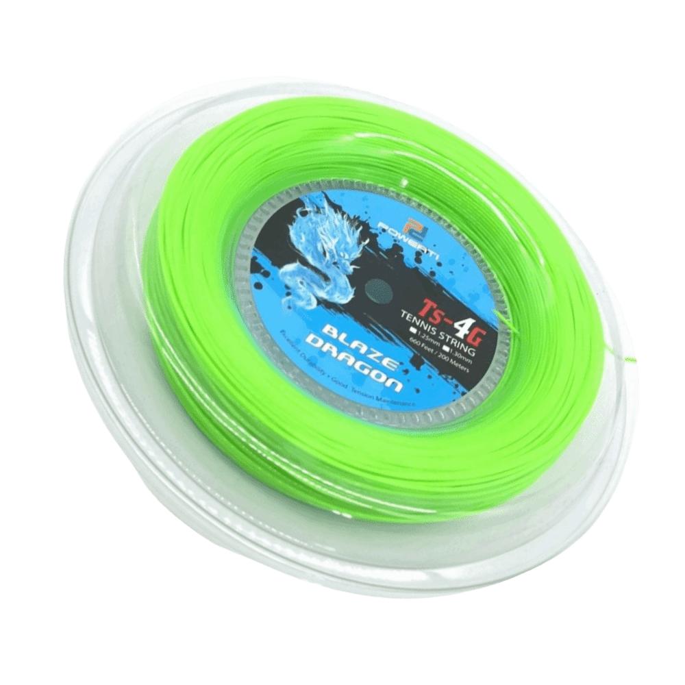 Smooth Tennis String Polyester Neon Green Tennis String Racquet String  For Tennis Racket