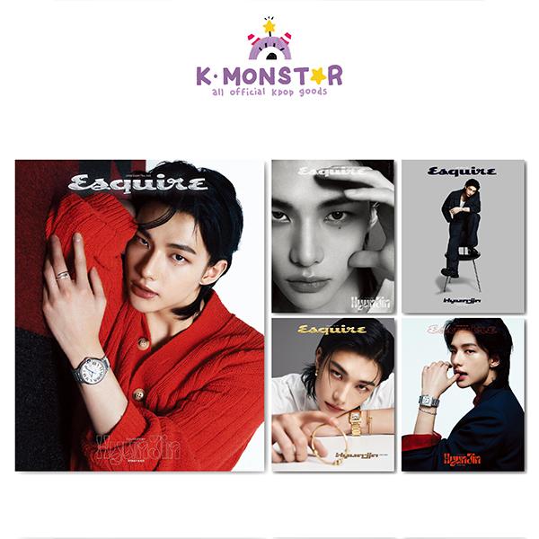 

esquire КОРЕЯ Июнь 2023 Обложка StrayKids Hyunjin 5Type