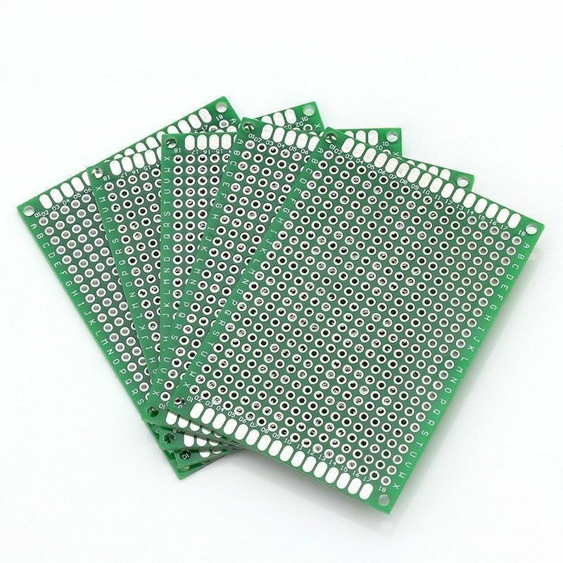 10BUC 9x15cm 8x12cm 7x9cm 6x8cm 5x7cm 4x6cm 3x7cm 2x8Cm Verde Placă de tablă cu pulverizare pe două fețe, placa universală PCB