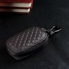 Zipper Key Pouch Leather Keys Organizer Durable Car Key Case