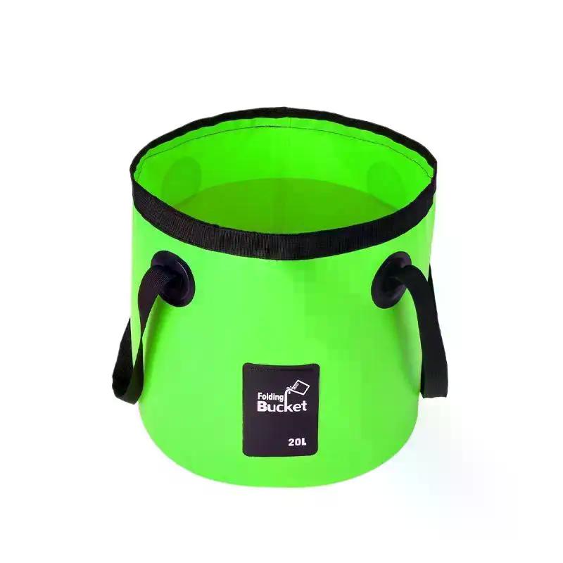 Portable Foldable Water Bucket Multifunctional Outdoor Camping Washing Bag Car Wash Bucket Collapsible Sink